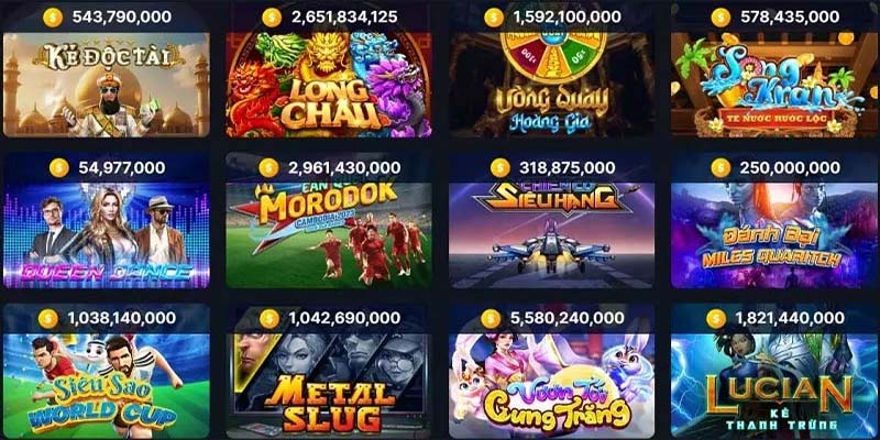 Những game slot hot nhất tại nohu90